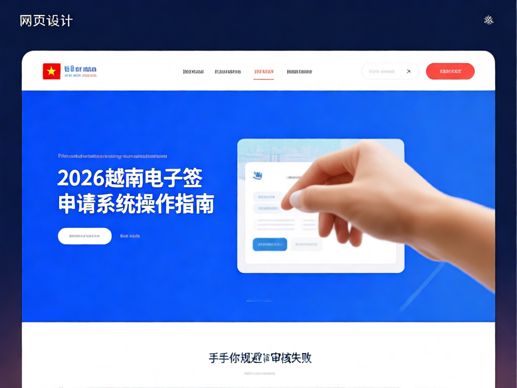 2026越南电子签申请流程图